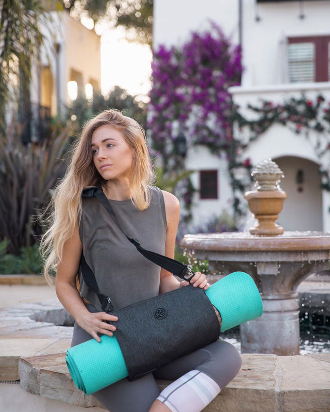 call to practice sling yoga girl