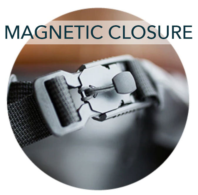 the guru backpack detail closure